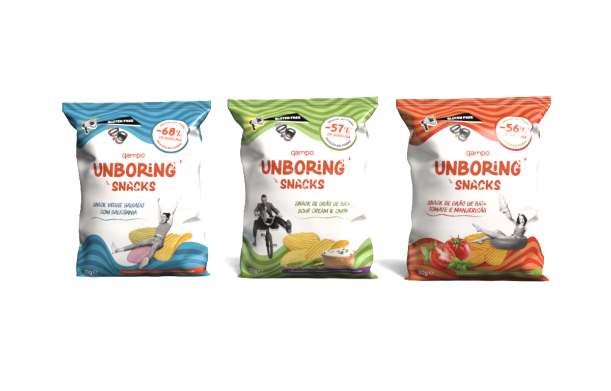 Unboring Snacks Sour Cream & Onion 85gr Unboring Snacks Sour Cream & Onion 85gr