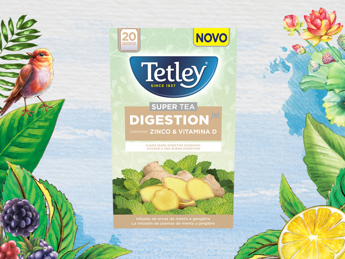 Infusão Tetley Super Tea Digestion 20 saq. Infusão Tetley Super Tea Digestion 20 saq.